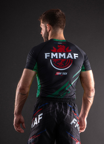 RASHGUARDS OFFICIEL BAR TACK X FMMAF "DRIFT" - GRADE VERT