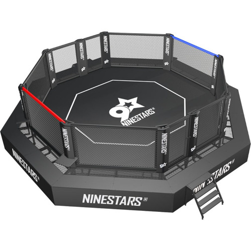 Cage MMA Compétition avec Side Walk Autoportée Renforcée - 100% Personnalisable | NineStars®