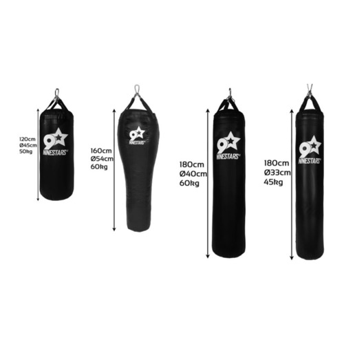 Sac de Frappe Haut de Gamme – Muay Thai, Kickboxing & MMA | NineStars®