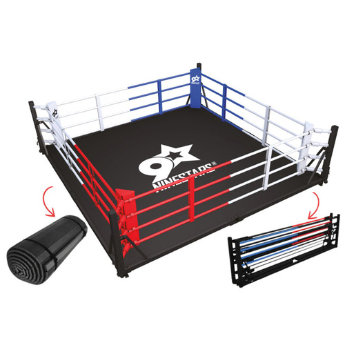 Ring de Boxe PRO, Autoporté & Pliable, 100% Personnalisable | NineStars®