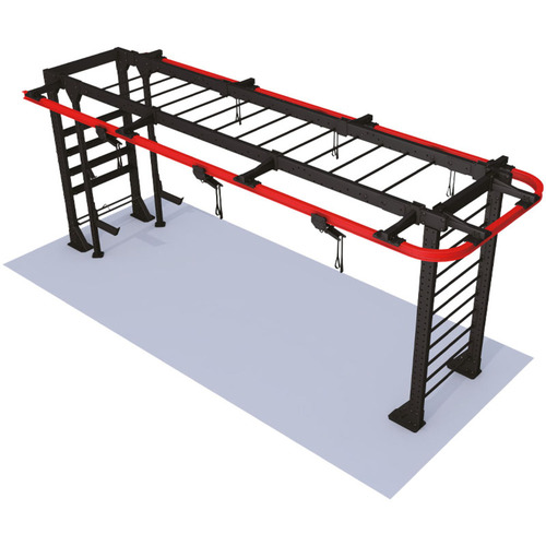 Cage/Rack Fonctional Training, avec Rail & 6 chariots | Ninestars®