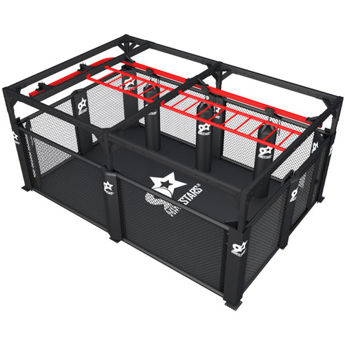 Cage MMA & Zone Training Intégrée (Personnalisable) | Avec Sol – NineStars®