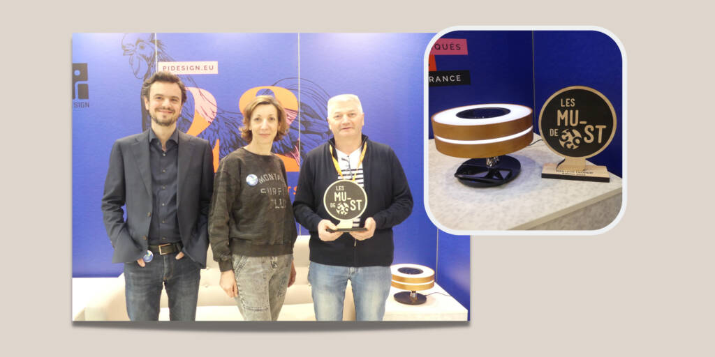 LA LAMPE/ENCEINTE DE PASSOT INNOVATION : ÉLUE PRODUIT DE L'ANNÉE AUX MUST 2022