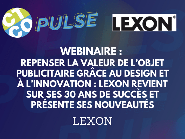 WEBINAR: RETHINKING THE VALUE OF PROMOTIONAL PRODUCTS THROUGH DESIGN AND INNOVATION: LEXON LOOK BACK ON 30 YEARS OF SUCCESS AND PRESENTS ITS NEW PRODUCTS