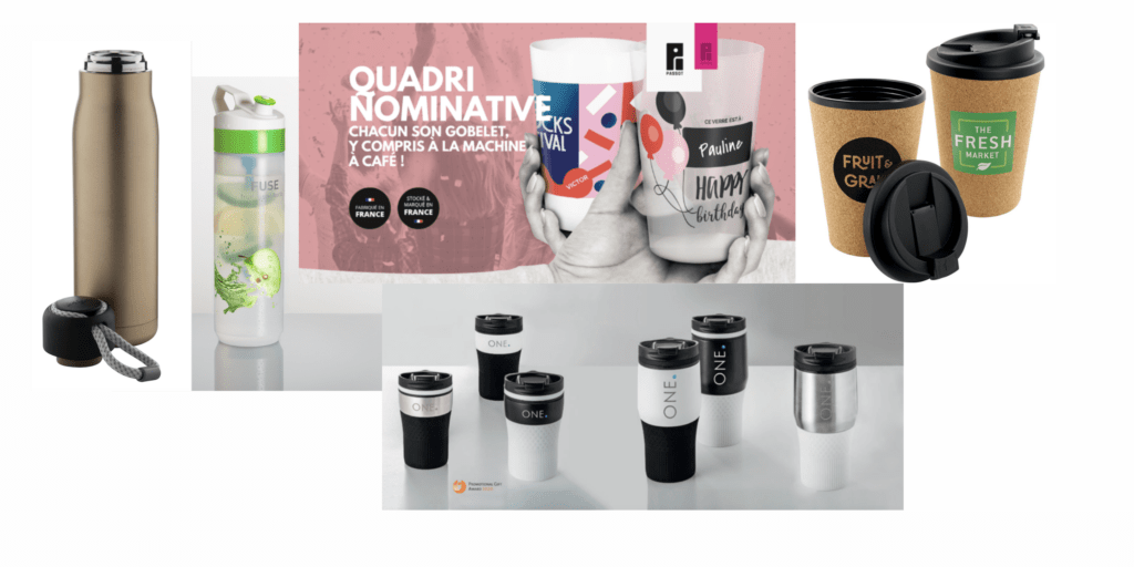 LES INCONTOURNABLES RÉCIPIENTS PUBLICITAIRES