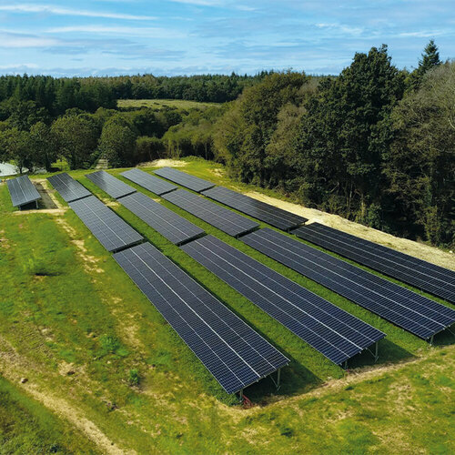 Centrale au sol en autoconsommation