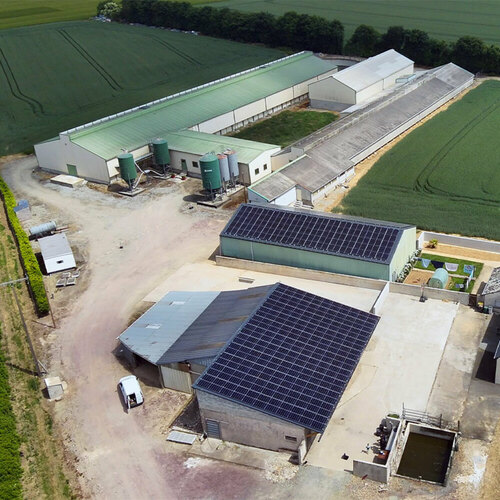 Installation solaire en vente de surplus