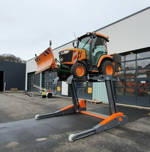 Pont élévateur mobile avec plateformes de support