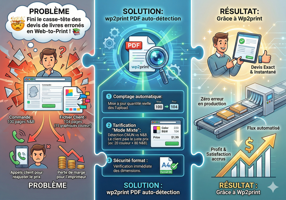 Wp2print PDF Autodétection