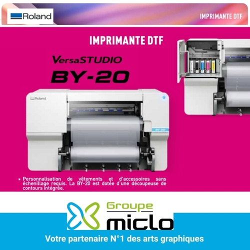 VersaSTUDIO BY-20 – Imprimante DTF compacte
