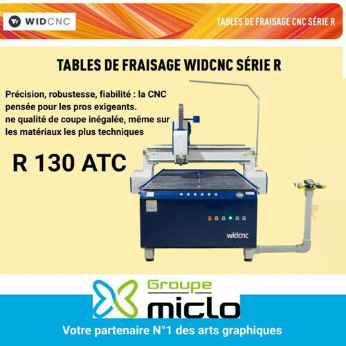 Table de fraisage WIDCNC Série R - R130 ATC