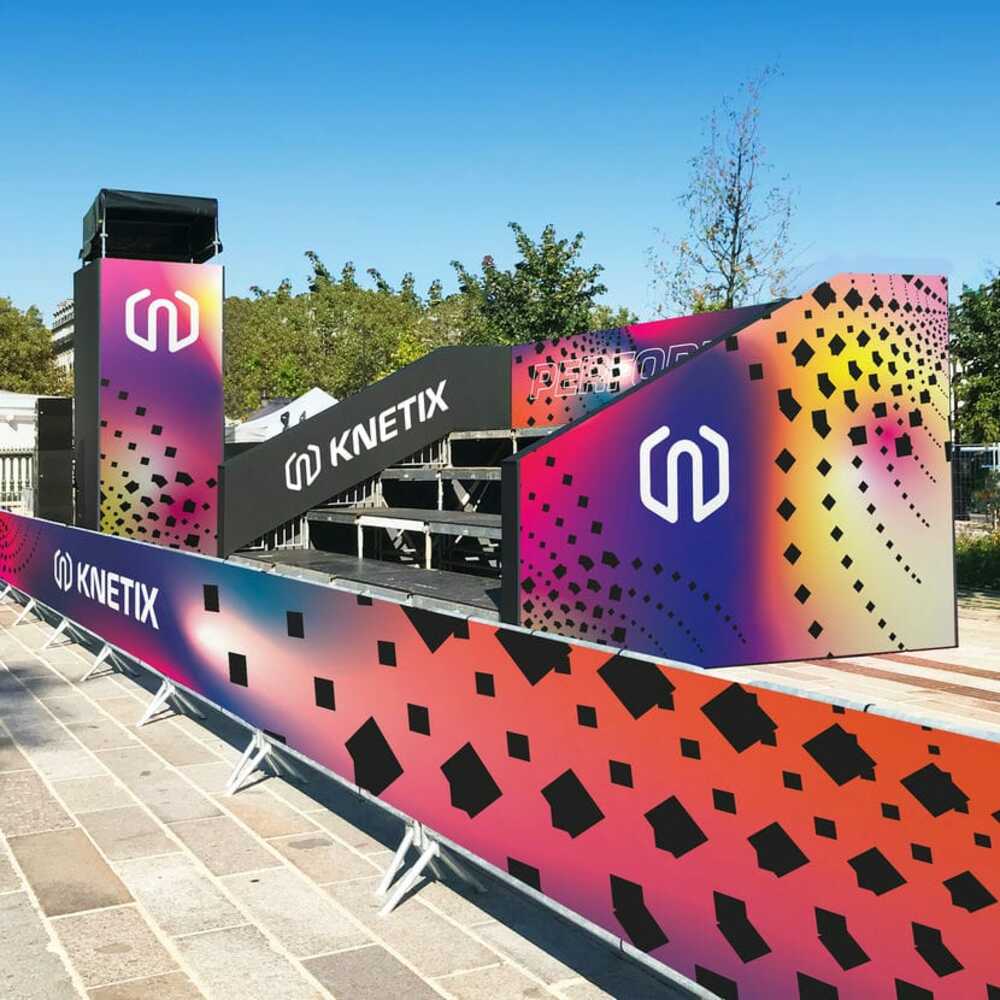 Tissu Opaque Dos Noir Extensible issu du Recyclage