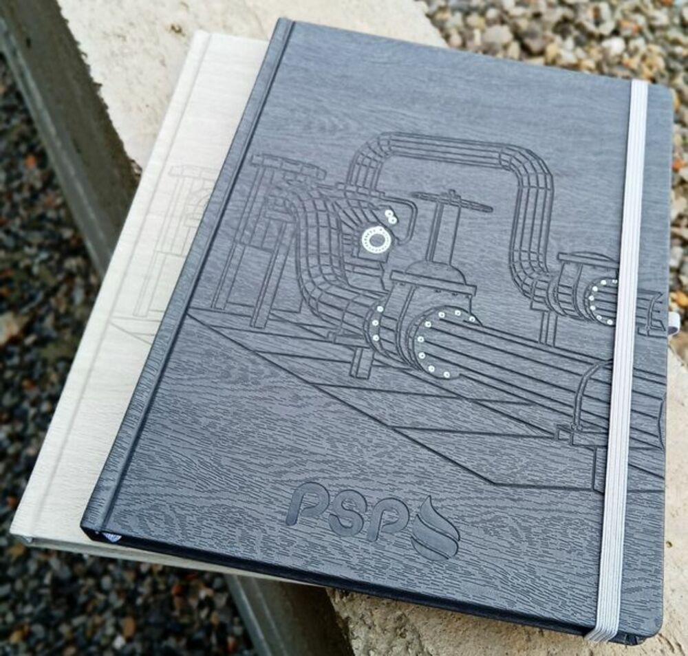 Custom-made hardcover planner