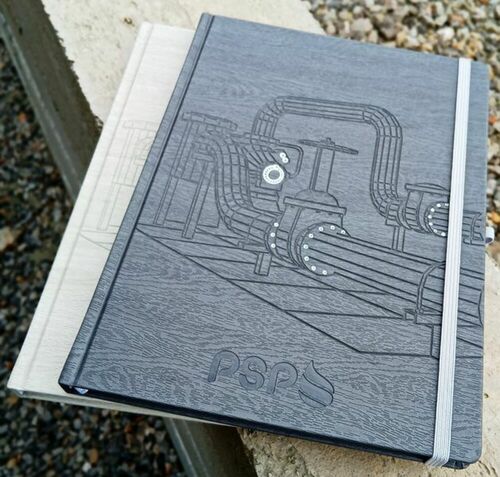 Custom-made hardcover planner