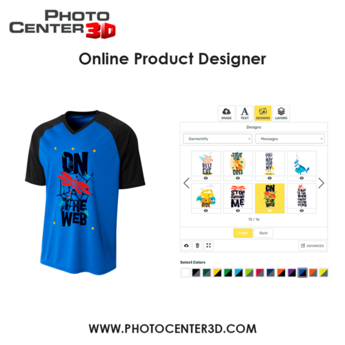 ONLINE PRODUCT DESIGNER SOFTWARE