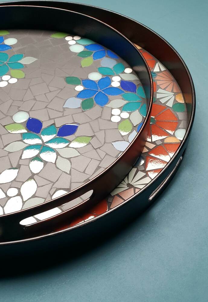 Plateaux "Floral" et "Colette"