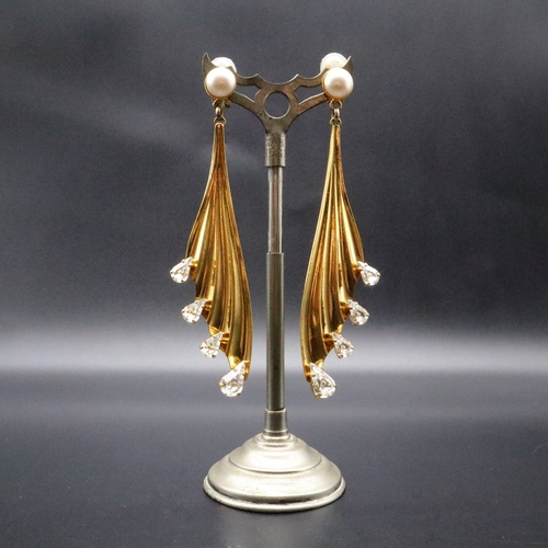 【Poseidon Fin】 Boucles d'oreilles Clip Statement