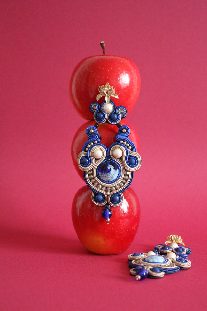 Boucles d'oreilles la Vague