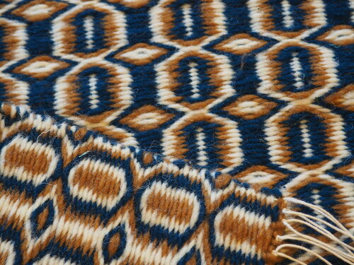 Tapis "amérindien", laine