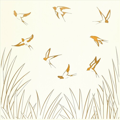 Envol d’oiseaux d’or