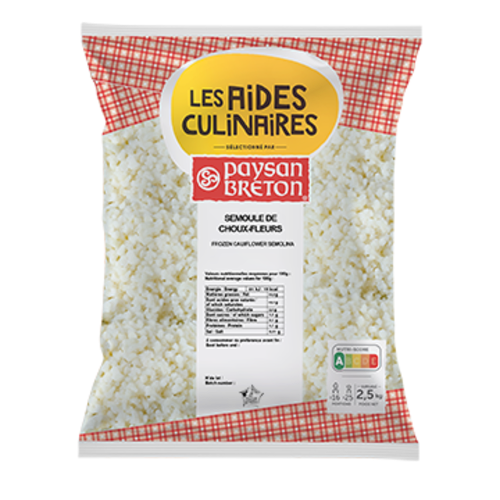 Semoule de chou fleur Paysan Breton 2,5KG