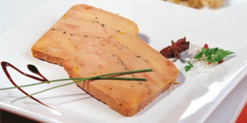 37419 - Foie gras de canard entier aux 2 poivres et au Champagne 500 g Rougié