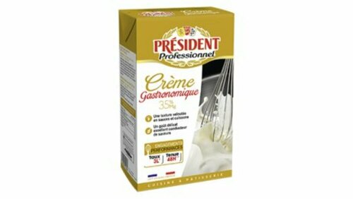 177429 - Crème liquide supérieure gastronomique 35% MG UHT 1 L Président Professionnel