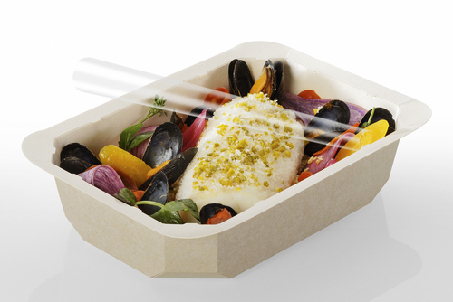 202223	Barquette scellable en carton naturel en sachet de 65 ALPHA FORM