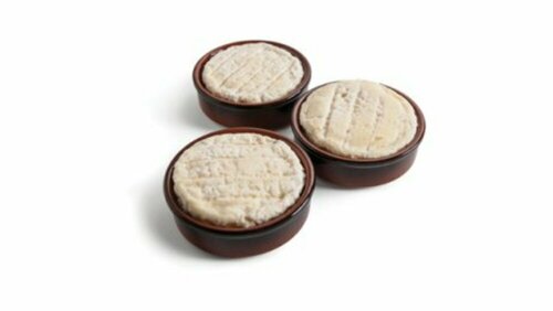 58618 - Saint-Marcellin au lait cru grand affinage IGP présenté dans sa coupelle 23% MG 80 g L'Affineur du Chef