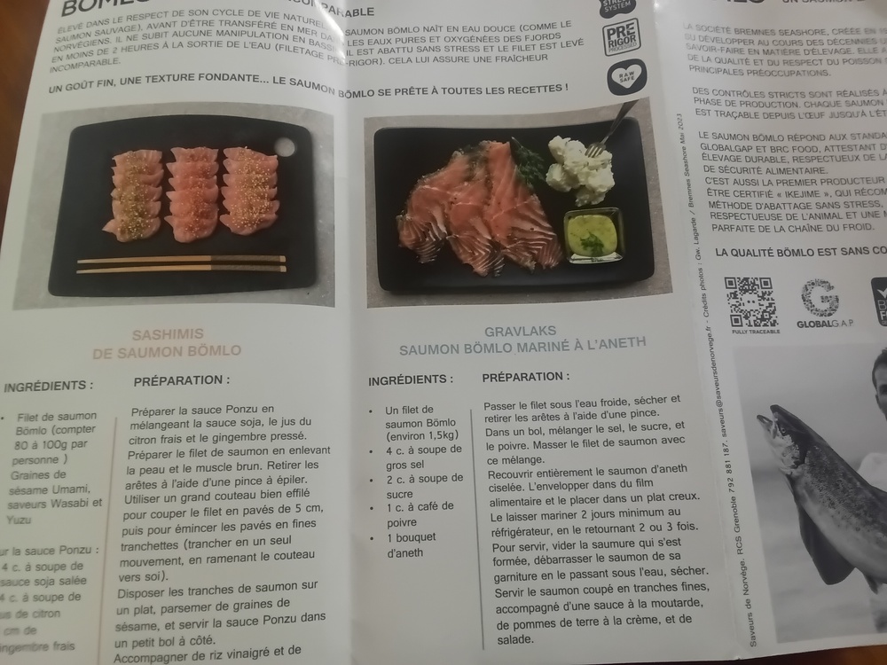 SAUMON BOMLO     GRAINES DE SESAME UMAMI ET SAUCE GRAVELAX