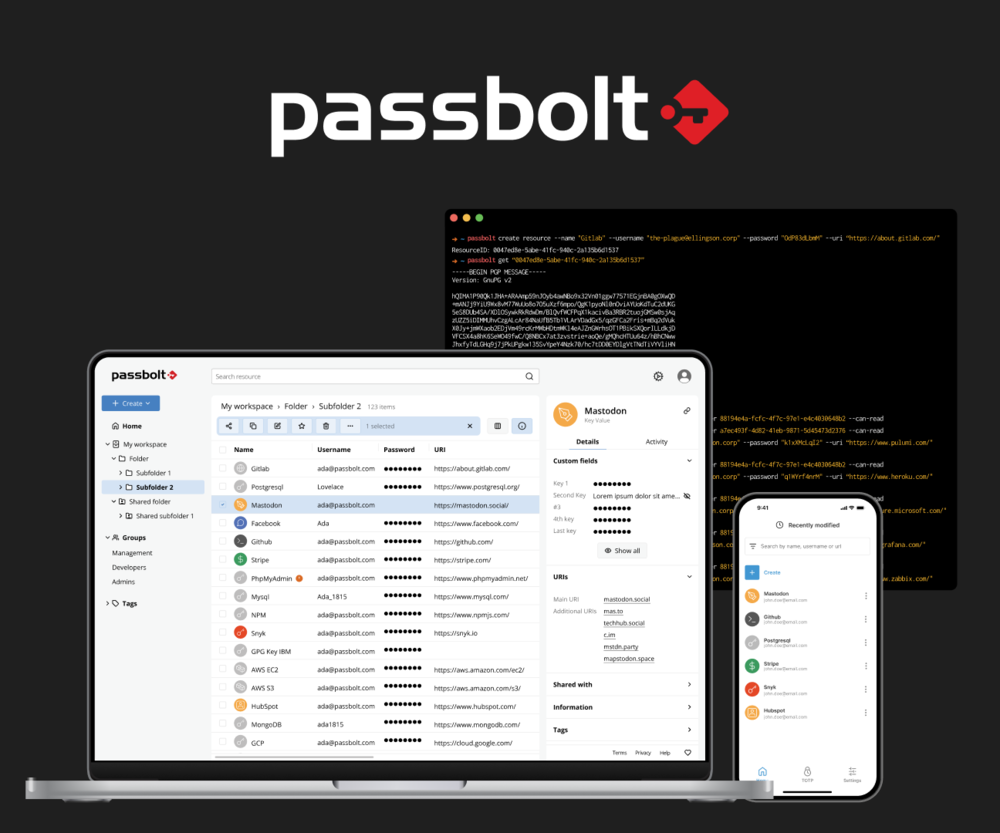 Passbolt série 5