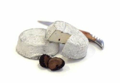 274108 - Rond de chèvre affiné à la truffe au lait cru 24% MG 120 g L'Affineur du Chef