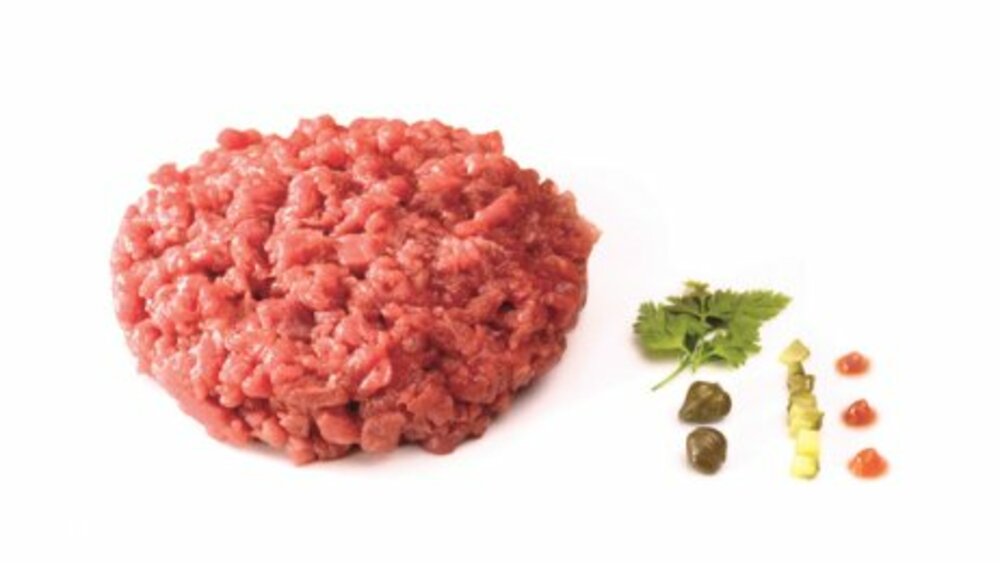 64657 - Tartare de bœuf charolais VBF coupé aux couteaux 3% MG 180 g