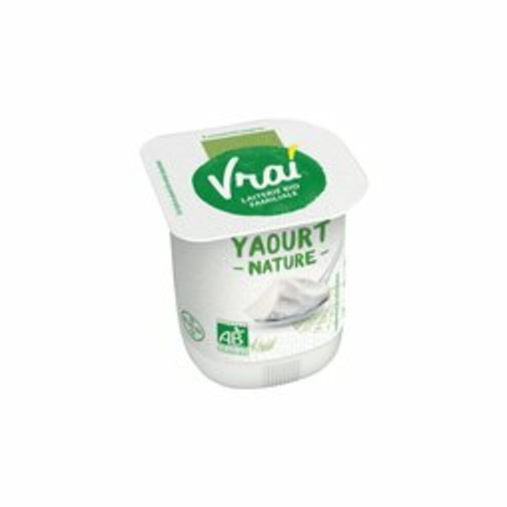 57126 - Yaourt nature au lait demi-écrémé BIO 100 g