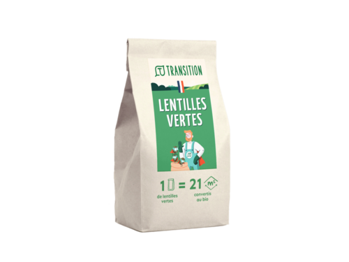 Lentilles Vertes Transition - 2,5kg