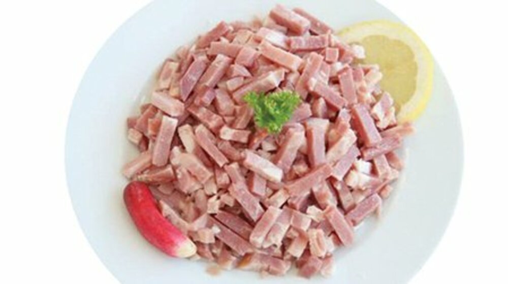 91978 - Lardon cru salé en barquette 5 x 5 x 25 mm