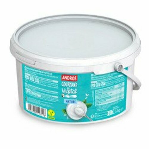 303502/ Dessert végétal brassé au lait de coco nature seau 2,5 kg