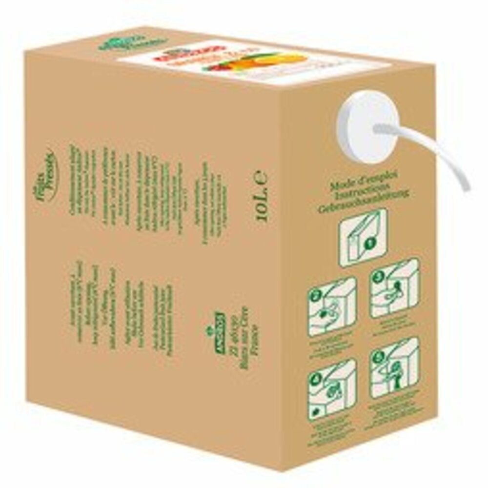 317220 / Jus d'orange pomme raisin 100% pur jus 10 L Andros