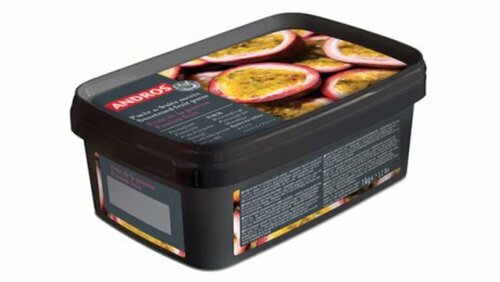 184108 - Purée de fruit de la passion sucrée 1 kg Andros