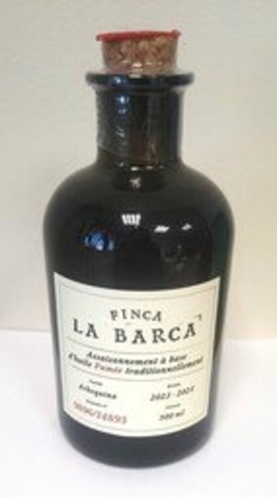 Assaisonnement d'huile fumée en bouteille 500 ml FINCA LA BARCA