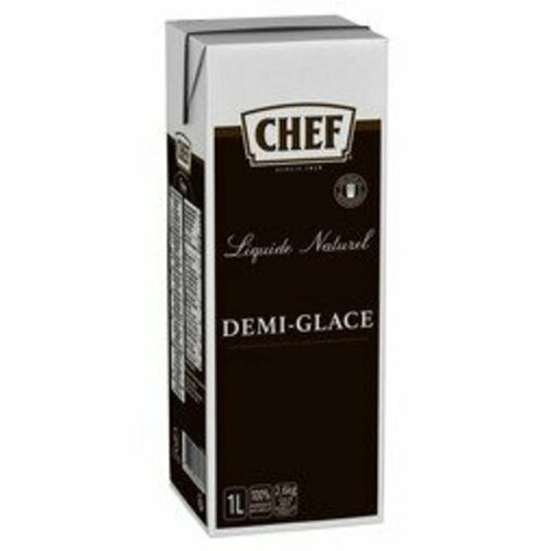 Sauce demi-glace naturelle en brique 1 L CHEF