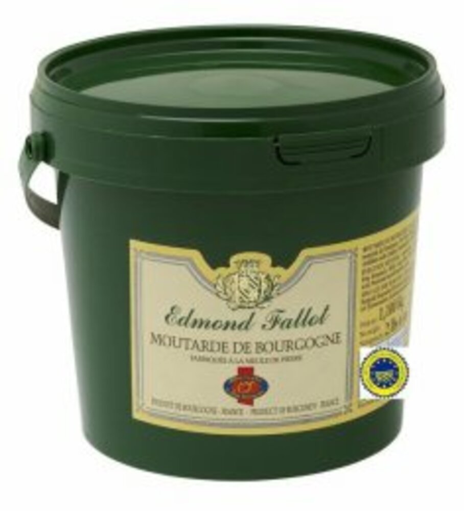 Moutarde de Bourgogne IGP en seau 1,1 kg EDMOND FALLOT