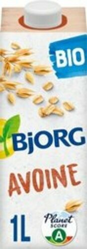 Boisson d'avoine BIO en brique 1 L BJORG