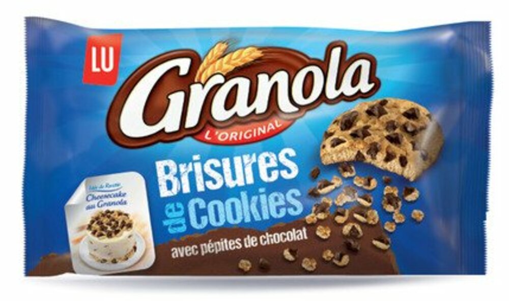 Brisure de cookies avec pépites de chocolat en sachet 400 g GRANOLA