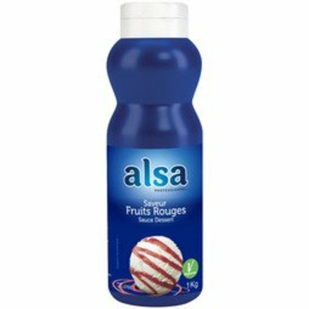 Sauce dessert fruit rouge en flacon 1 kg ALSA