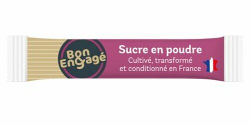 Sucre en poudre en bûchette 4 g BON & ENGAGE