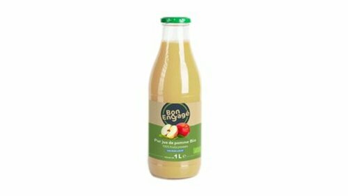 Pur jus de pomme BIO en bouteille 1 L BON&ENGAGE