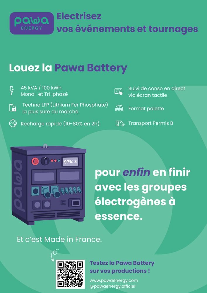 Pawa Battery, par Pawa Energy et Groupe Zebra.