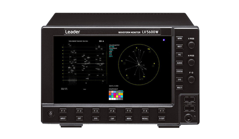 LV5600W - A ‘True-Hybrid’ waveform monitor compatible with 4K/HD/SD-SDI signals and UHDTV/HD/SD IP signals