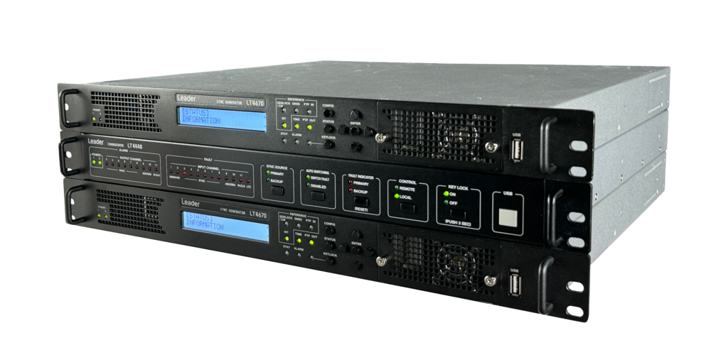 LT4670 - A Hybrid Sync Pulse Generator compatible with Black Burst/Tri-level sync/PTP signals for both SDI and IP systems